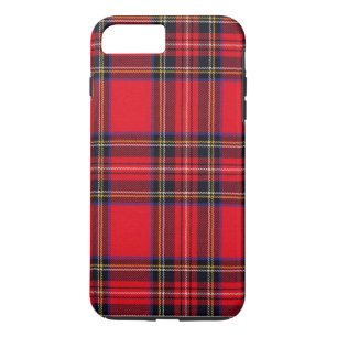 Royal Stewart tartan red black plaid iPhone 8 Plus/7 Plus Case
