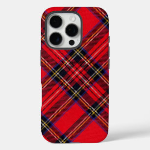 Royal Stewart tartan red black plaid iPhone 16 Pro Case
