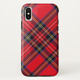 Royal Stewart tartan red black plaid iPhone XS Case