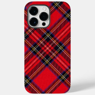 Royal Stewart tartan red black plaid Case-Mate iPhone 14 Pro Max Case