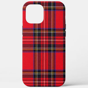 Royal Stewart tartan red black plaid iPhone 12 Pro Max Case