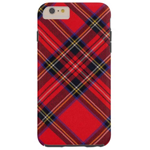 Royal Stewart tartan red black plaid Tough iPhone 6 Plus Case