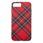 Royal Stewart Tartan Red Black Plaid Iphone 8 Plus/7 Plus Case at Zazzle