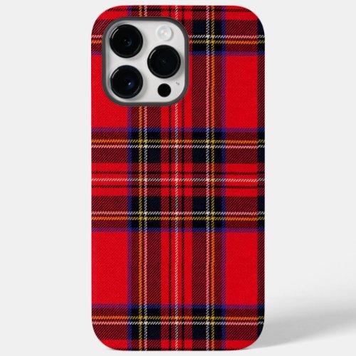 Royal Stewart tartan red black plaid Case_Mate iPhone 14 Pro Max Case