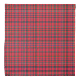 Royal Stewart tartan red black plaid Duvet Cover