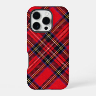 Royal Stewart tartan red black plaid iPhone 16 Pro Case