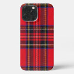 Royal Stewart Tartan Red Black Plaid Iphone 13 Pro Max Case at Zazzle