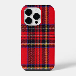 Royal Stewart tartan red black plaid iPhone 14 Pro Case