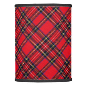 Royal Stewart tartan red black plaid Lamp Shade