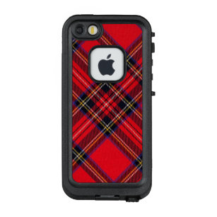 Royal Stewart tartan red black plaid LifeProof FRĒ iPhone SE/5/5s Case