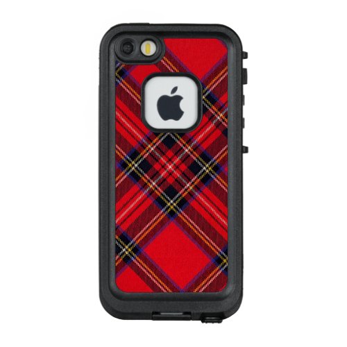 Royal Stewart tartan red black plaid LifeProof FRĒ iPhone SE55s Case