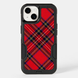 Royal Stewart tartan red black plaid OtterBox iPhone 14 Case