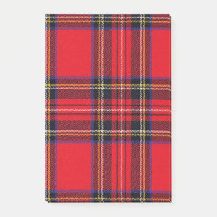Royal Stewart tartan red black plaid Post-it Notes