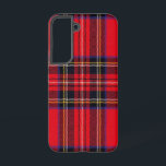 Royal Stewart tartan red black plaid Samsung Galaxy S22 Case<br><div class="desc">Royal Stewart clan tartan red black plaid</div>