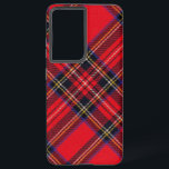 Royal Stewart tartan red black plaid Samsung Galaxy S21 Ultra Case<br><div class="desc">Royal Stewart clan tartan red black plaid</div>