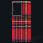 Royal Stewart tartan red black plaid Samsung Galaxy S21  Case<br><div class="desc">Royal Stewart clan tartan red black plaid</div>