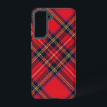 Royal Stewart tartan red black plaid Samsung Galaxy S21 Case<br><div class="desc">Royal Stewart clan tartan red black plaid</div>