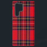 Royal Stewart tartan red black plaid Samsung Galaxy S22 Ultra Case<br><div class="desc">Royal Stewart clan tartan red black plaid</div>