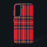 Royal Stewart tartan red black plaid Samsung Galaxy S21 Case<br><div class="desc">Royal Stewart clan tartan red black plaid</div>