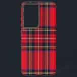 Royal Stewart tartan red black plaid Samsung Galaxy S21 Ultra Case<br><div class="desc">Royal Stewart clan tartan red black plaid</div>