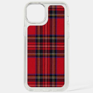 Royal Stewart tartan red black plaid iPhone 15 Plus Case