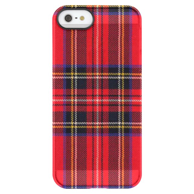 Royal Stewart tartan red black plaid Uncommon iPhone Case (Back)