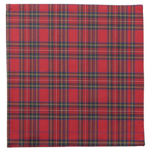 Royal Stewart Tartan Red Plaid Cloth Napkin