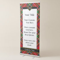 Royal Stewart Tartan Retractable Banner