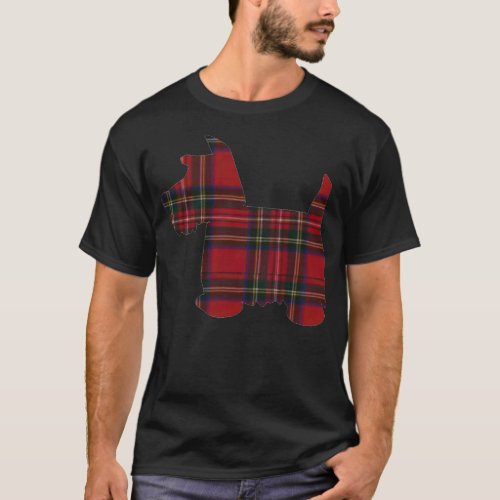 Royal Stewart Tartan Scottie Dog 1 T_Shirt