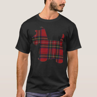 Royal Stewart Tartan Scottie Dog T-Shirt