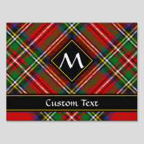 Royal Stewart Tartan Sign