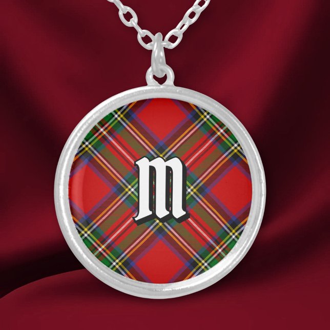 Royal Stewart Tartan Silver Plated Necklace (Creator Uploaded)