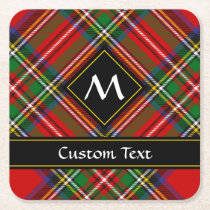 Royal Stewart Tartan Square Paper Coaster