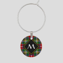 Royal Stewart Tartan Wine Charm