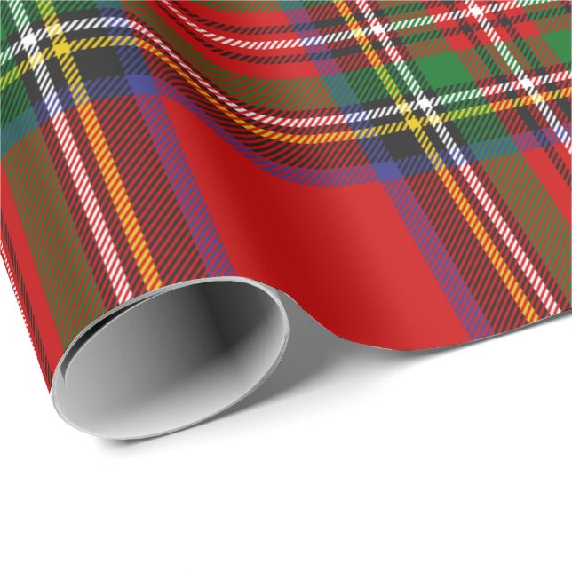Royal Stewart Tartan Wrapping Paper (Roll Corner)