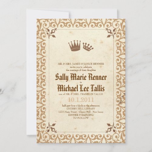 Royal Storybook Fairytale Invitation