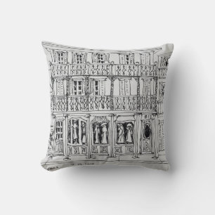 Royal Street, French Quarter New Orleans Throw Pillow