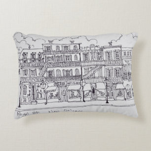 Royal Street New Orleans, Louisiana Accent Pillow