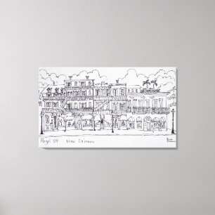 Royal Street New Orleans, Louisiana Canvas Print