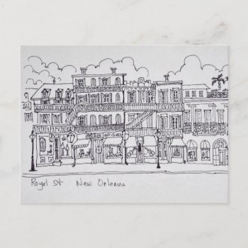 Royal Street | New Orleans  Louisiana Postcard by takemeaway at Zazzle