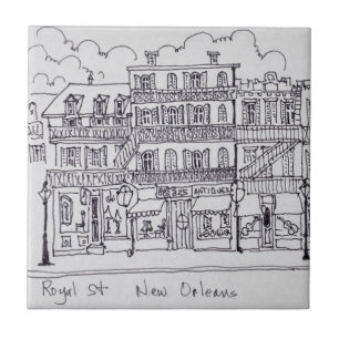 Royal Street New Orleans, Louisiana Tile