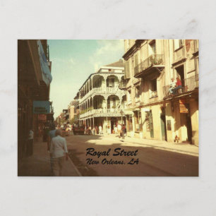 Royal Street, New Orleans, Postcard