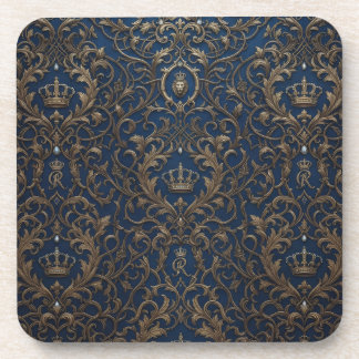 royal style pattern beverage coaster