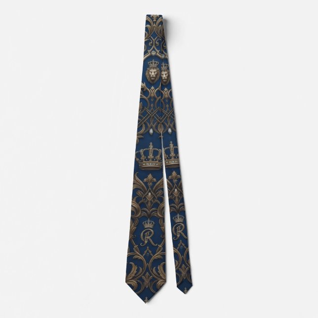 royal style pattern neck tie (Front)