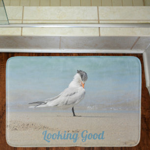 Royal Tern Beachy Coastal Bath Mat