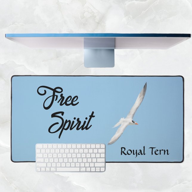 Royal Tern in Flight Free Spirit Photographic Desk Mat (Creator Uploaded)