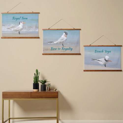 Royal Tern Seabirds Beach Photographic Coastal Hanging Tapestry