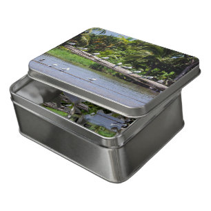 Royal terns, Tortuguero river estuary - Costa Rica Jigsaw Puzzle