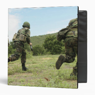 Royal Thai Marines rush forward to secure the s 3 Ring Binder