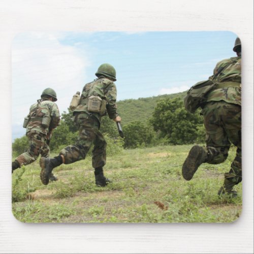 Royal Thai Marines rush forward to secure the s Mouse Pad